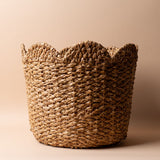 Storage Baskets with Decorative Scalloped Edge basket Creative Co-op (DYA) Large