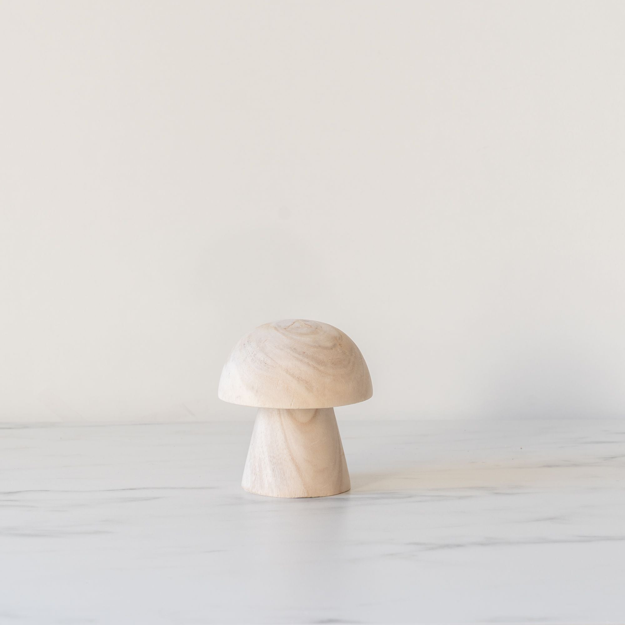 Wooden Mushroom Ornament