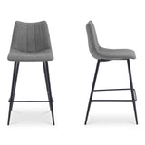 Izzy Bar Stool Set of Two Furniture - Bar Stools Moe's Furniture