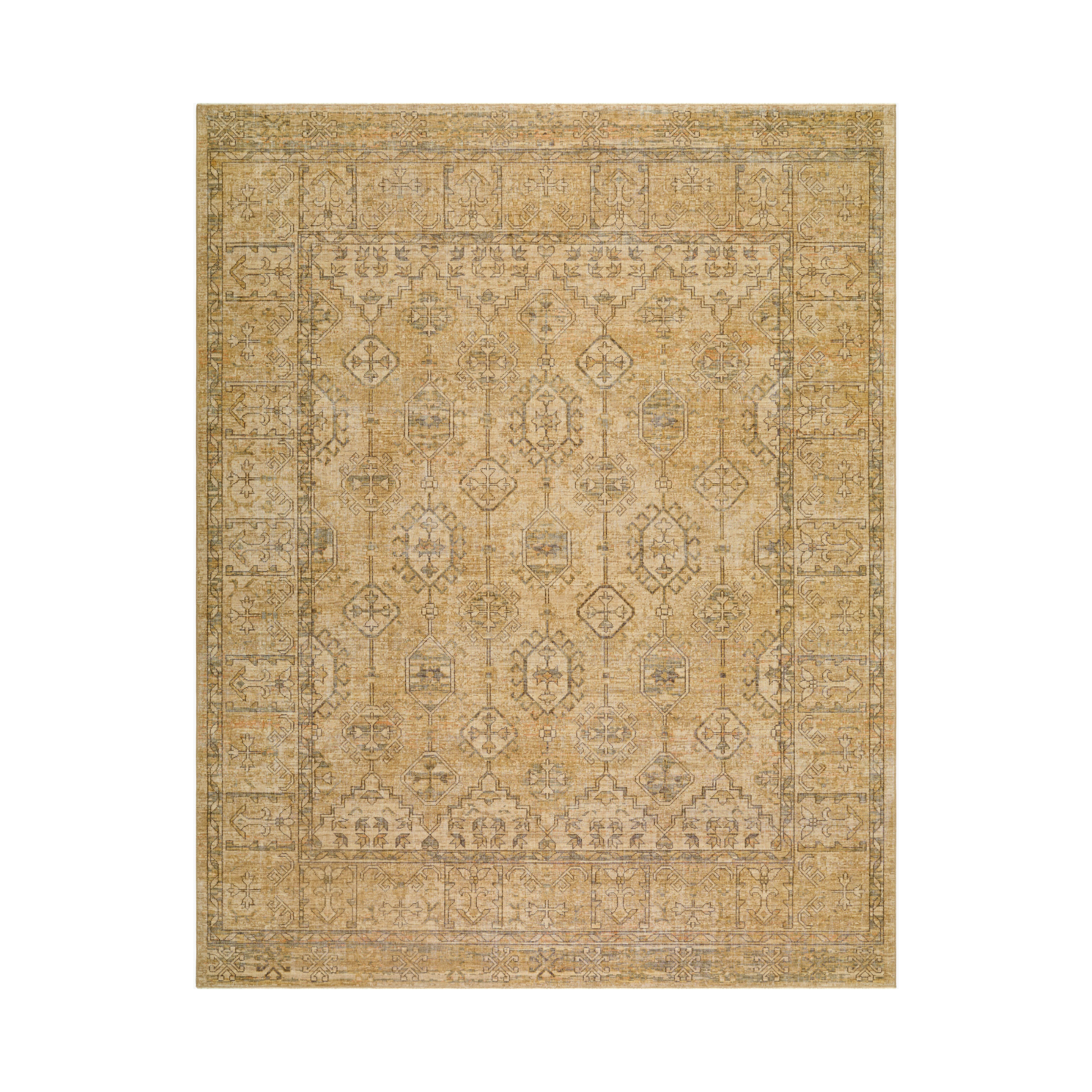 Once Upon a Time Gold / Dove Rug RUGS - wool Surya 1'11" x 2'11"