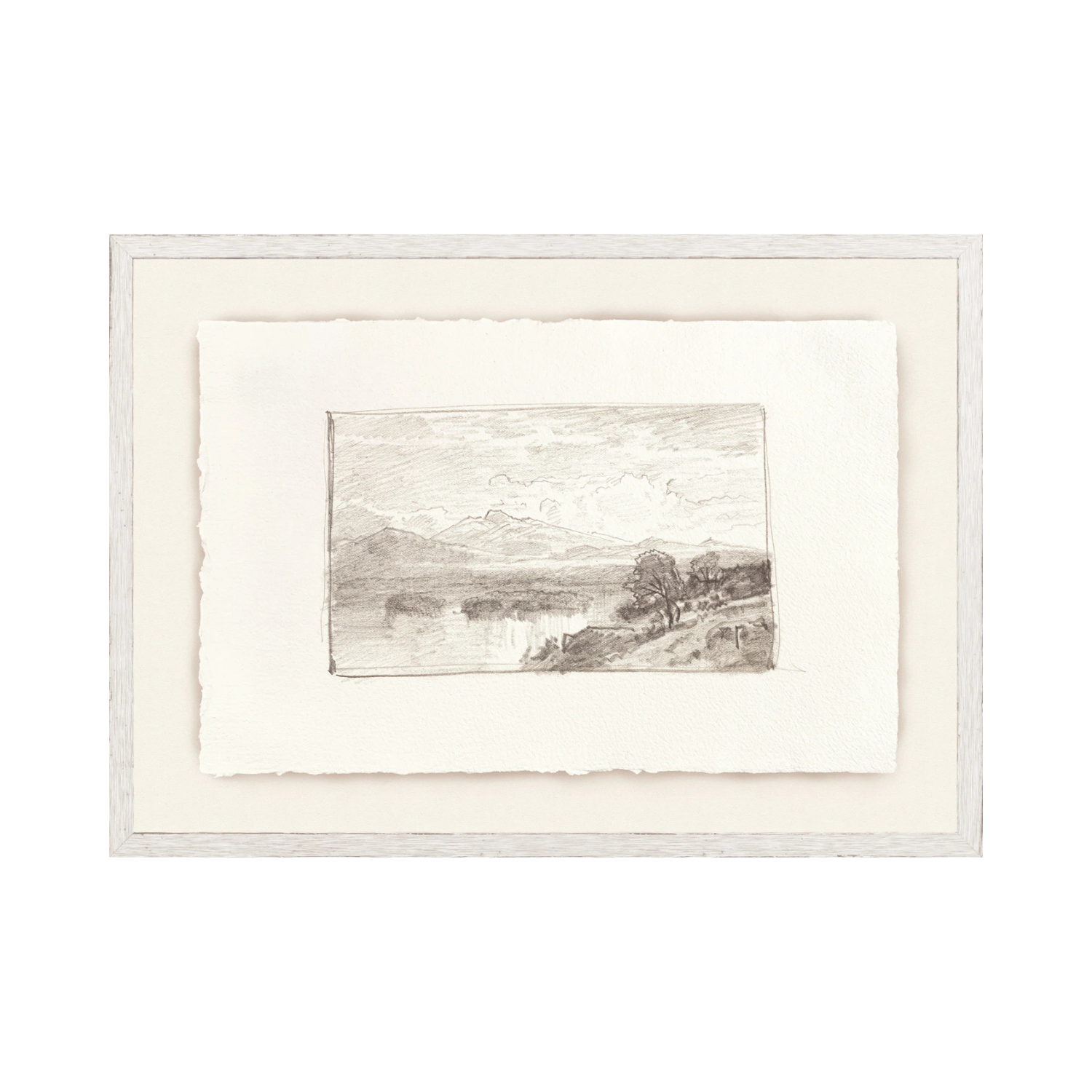 "Landscape Sketch IV C.1892 " Framed Art Print ARTWORK - framed print Celadon Art