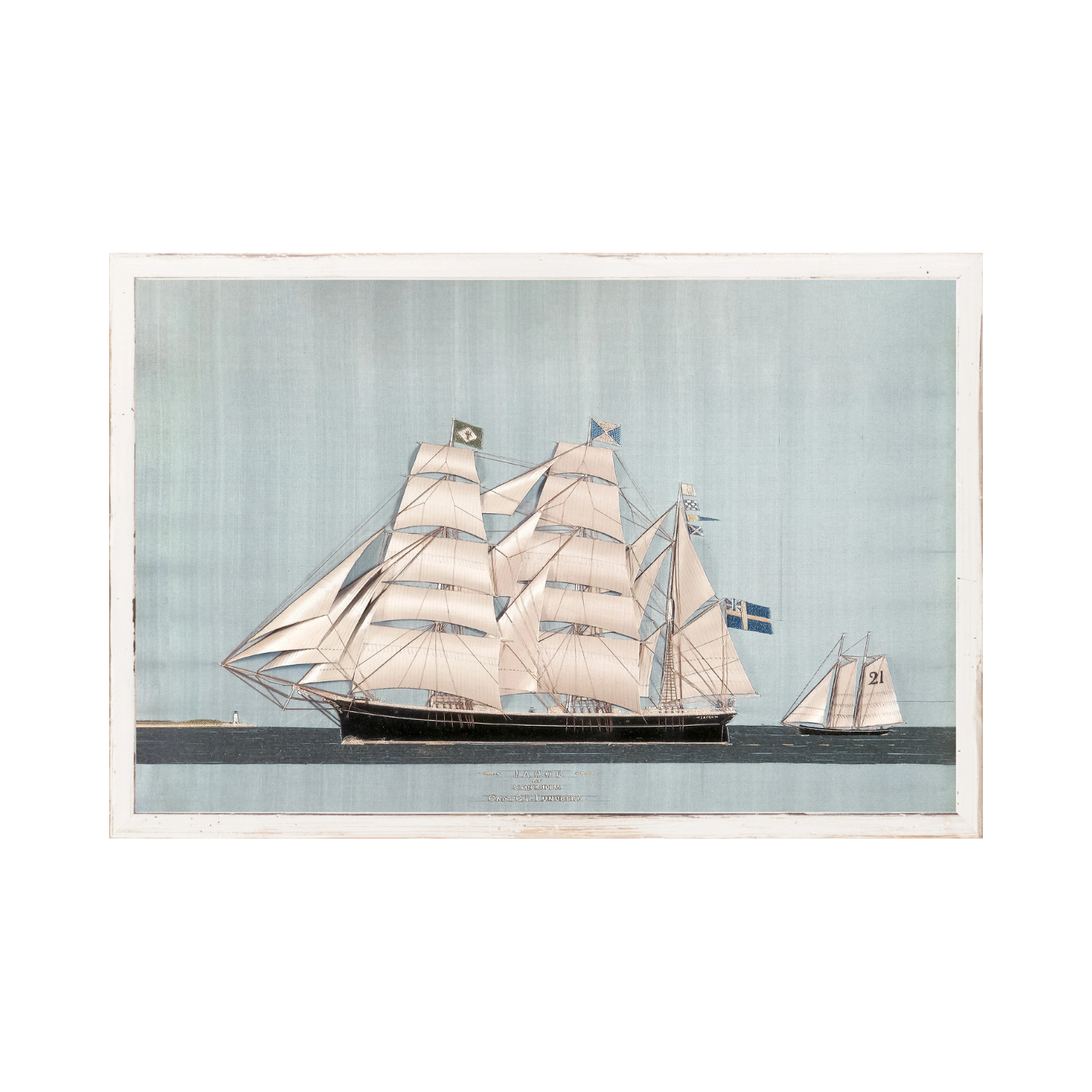 "Clipper Ship - Jacob" Framed Art Print ARTWORK - framed print Celadon Art