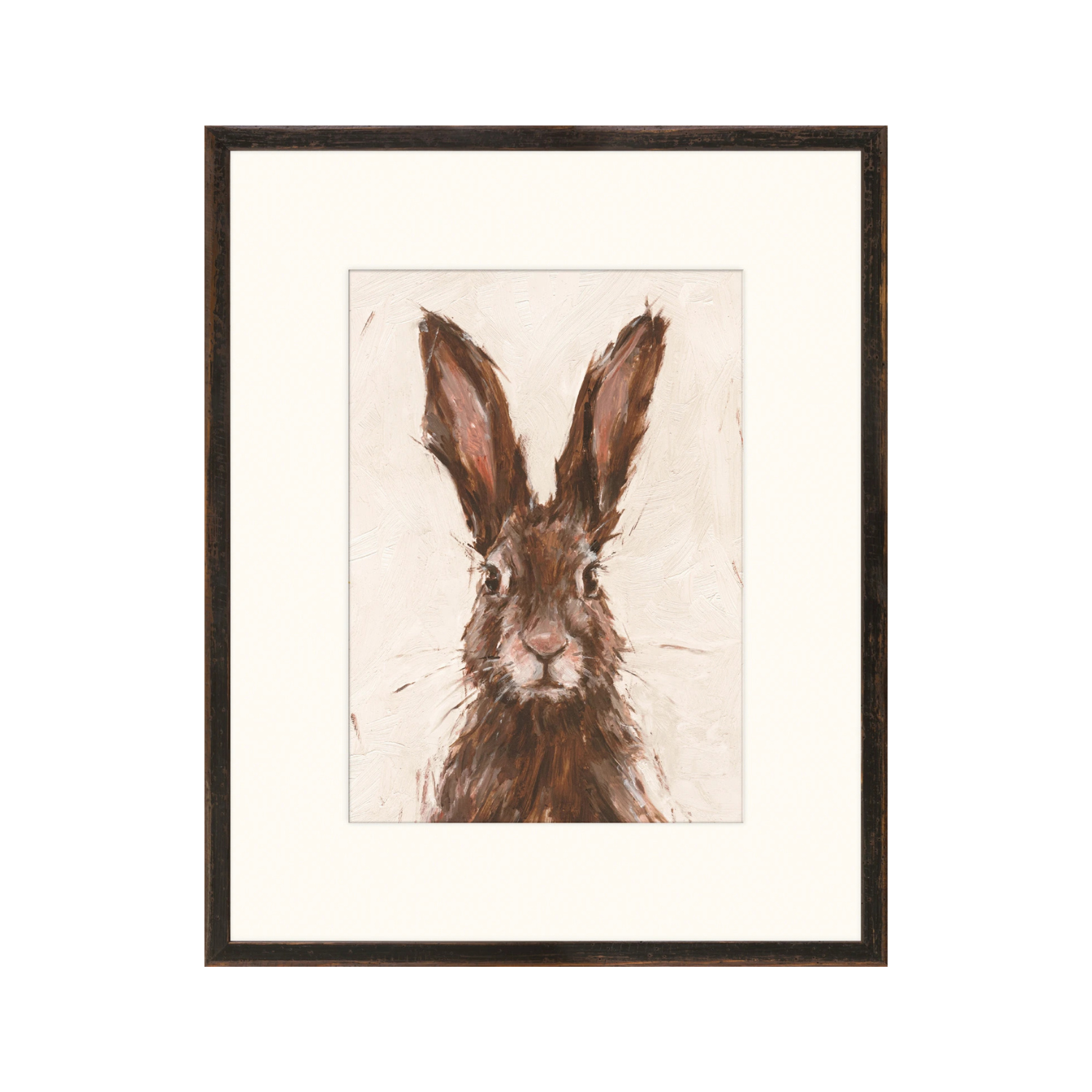 "Brown Hare" Framed Art Print ARTWORK - framed print Celadon Art