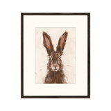 "Brown Hare" Framed Art Print ARTWORK - framed print Celadon Art