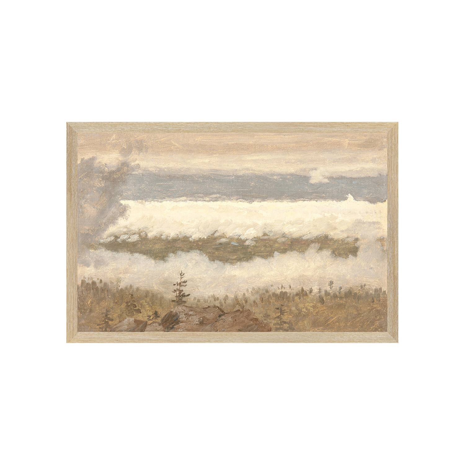 "Hudson River School - Clouds from the Catskills 1870" Framed Art Print ARTWORK - framed print Celadon Art