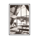 "Ski Cabin C.1966" Framed Art Print