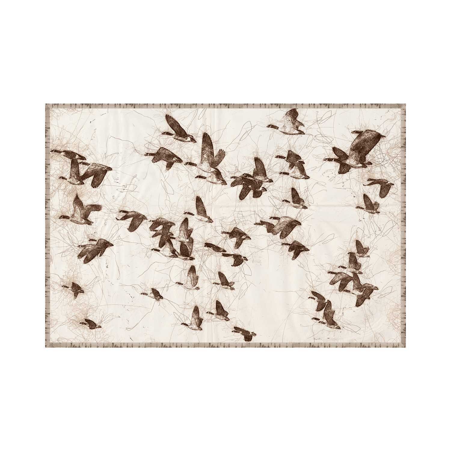 "Flock in Flight" Framed Art Print ARTWORK - framed print Celadon Art