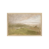 "Hudson River School - Hudson Valley Summer View 1870" Framed Art Print ARTWORK - framed print Celadon Art