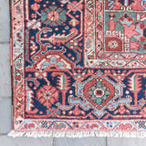 9'2" x 12'4" Antique Serapi Heriz Rug