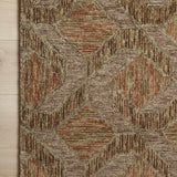 Loloi Varena Rust / Bark Runner Rug RUGS - wool Loloi