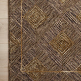Loloi Varena Plum / Gold Runner Rug RUGS - wool Loloi