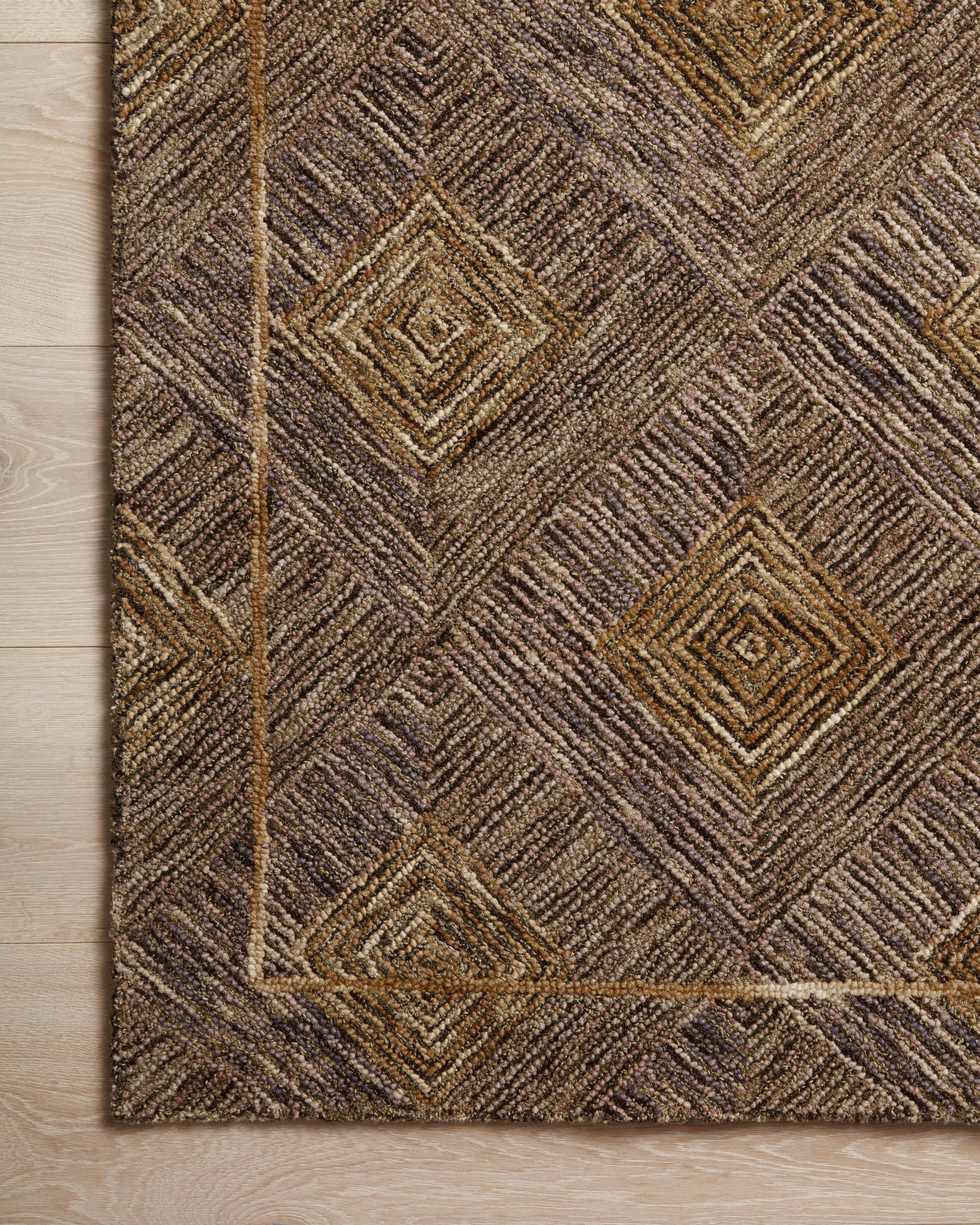 Loloi Varena Plum / Gold Runner Rug RUGS - wool Loloi