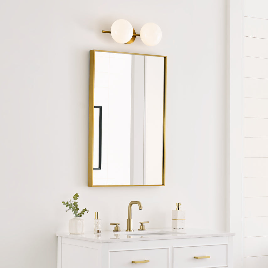 Lune 2-Light Vanity Sconce LIGHTING - vanity Visual Comfort - Studio
