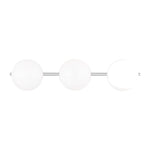Lune 3-Light Vanity Sconce LIGHTING - vanity Visual Comfort - Studio Chrome