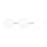 Lune 3-Light Vanity Sconce LIGHTING - vanity Visual Comfort - Studio Chrome