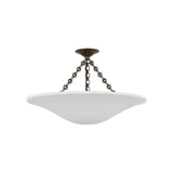 Mollino Semi Flush Mount LIGHTING - flush mount Visual Comfort - Signature Bronze 24"