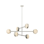 Melange 48" Multi-Positional Chandelier LIGHTING - chandelier Visual Comfort Polished Nickel