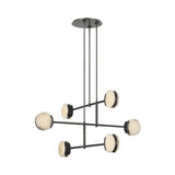 Melange 54" Multi-Positional Chandelier LIGHTING - chandelier Visual Comfort Bronze