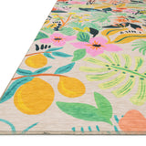 Rifle Paper Co. x Loloi Veranda Cream Rug No.1 RUGS - synthetic Loloi 18" x 18"
