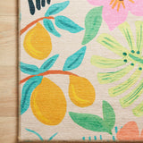 Rifle Paper Co. x Loloi Veranda Cream Rug No.1 RUGS - synthetic Loloi 18" x 18"