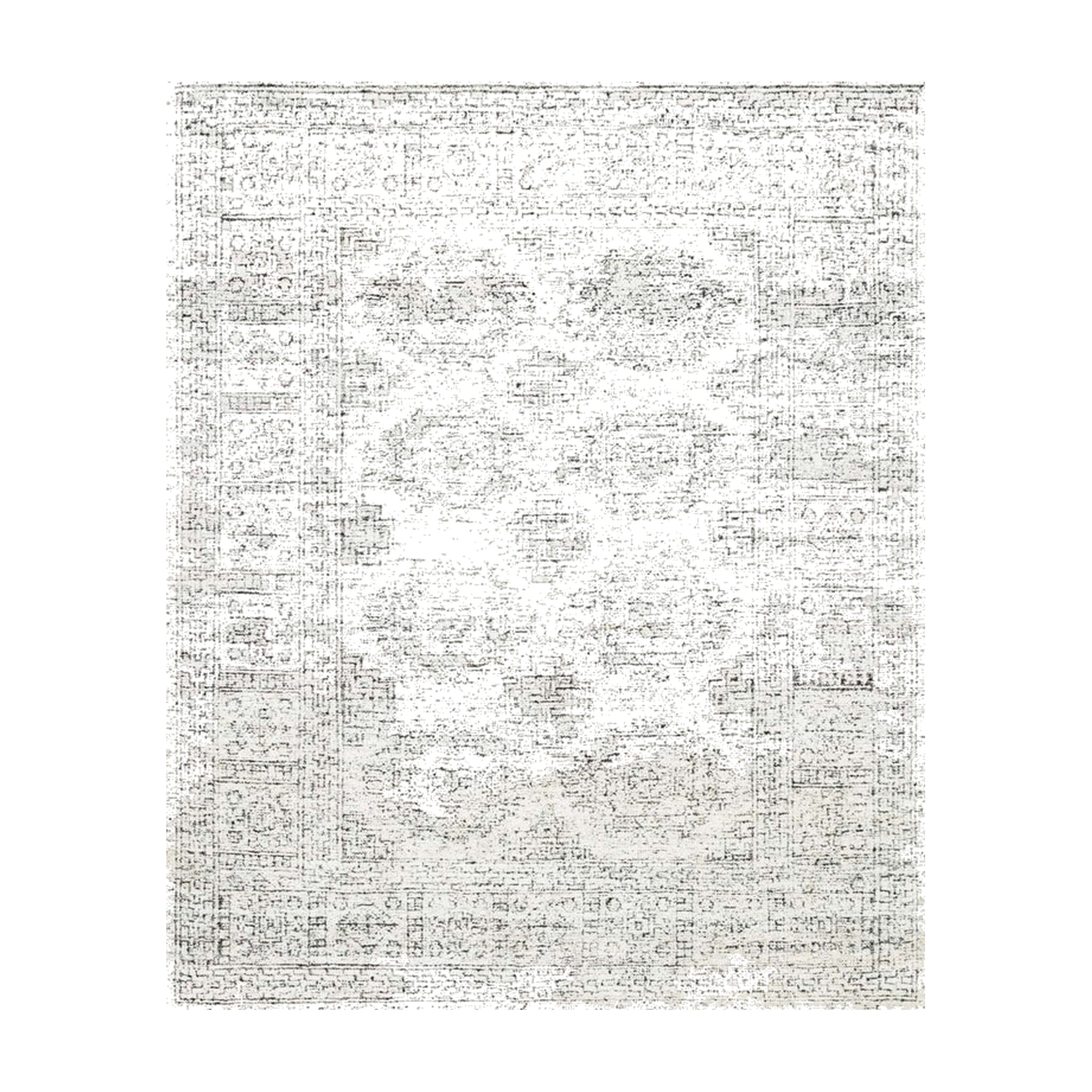 Loloi Vestige White / Black Rug RUGS - cotton Loloi 18" x 18"