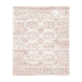 Loloi Vestige White / Berry Rug RUGS - cotton Loloi 18" x 18"