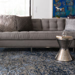 Loloi Viera Grey / Navy Rug RUGS - synthetic Loloi