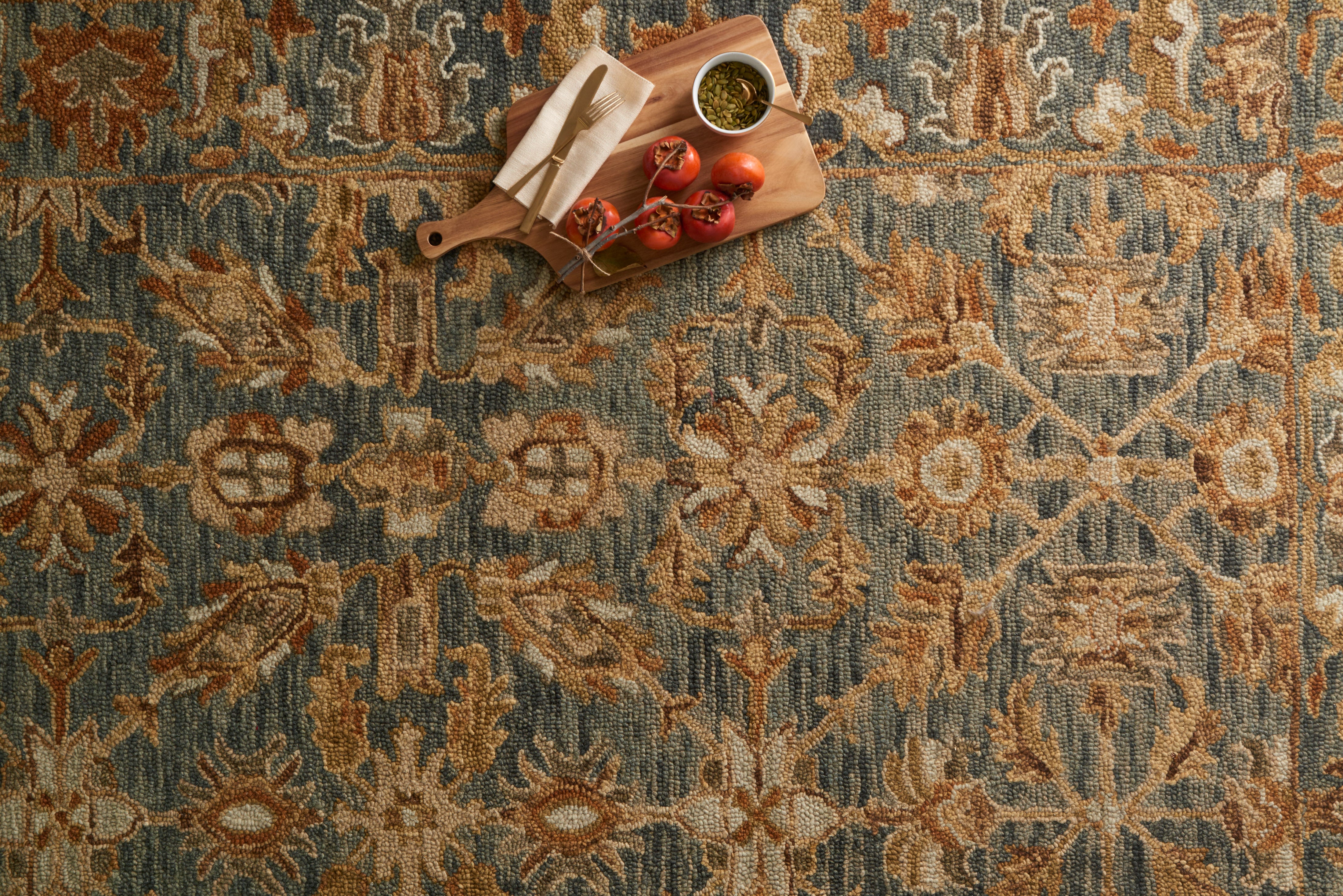Loloi Victoria Slate Rug RUGS - wool Loloi