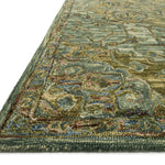 Loloi Victoria Dark Green / Tobacco Rug RUGS - wool Loloi