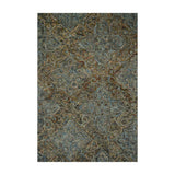 Loloi Victoria Charcoal / Multi Rug RUGS - wool Loloi 18" x 18"