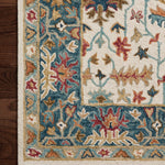Loloi Victoria Ivory / Sky Rug RUGS - wool Loloi