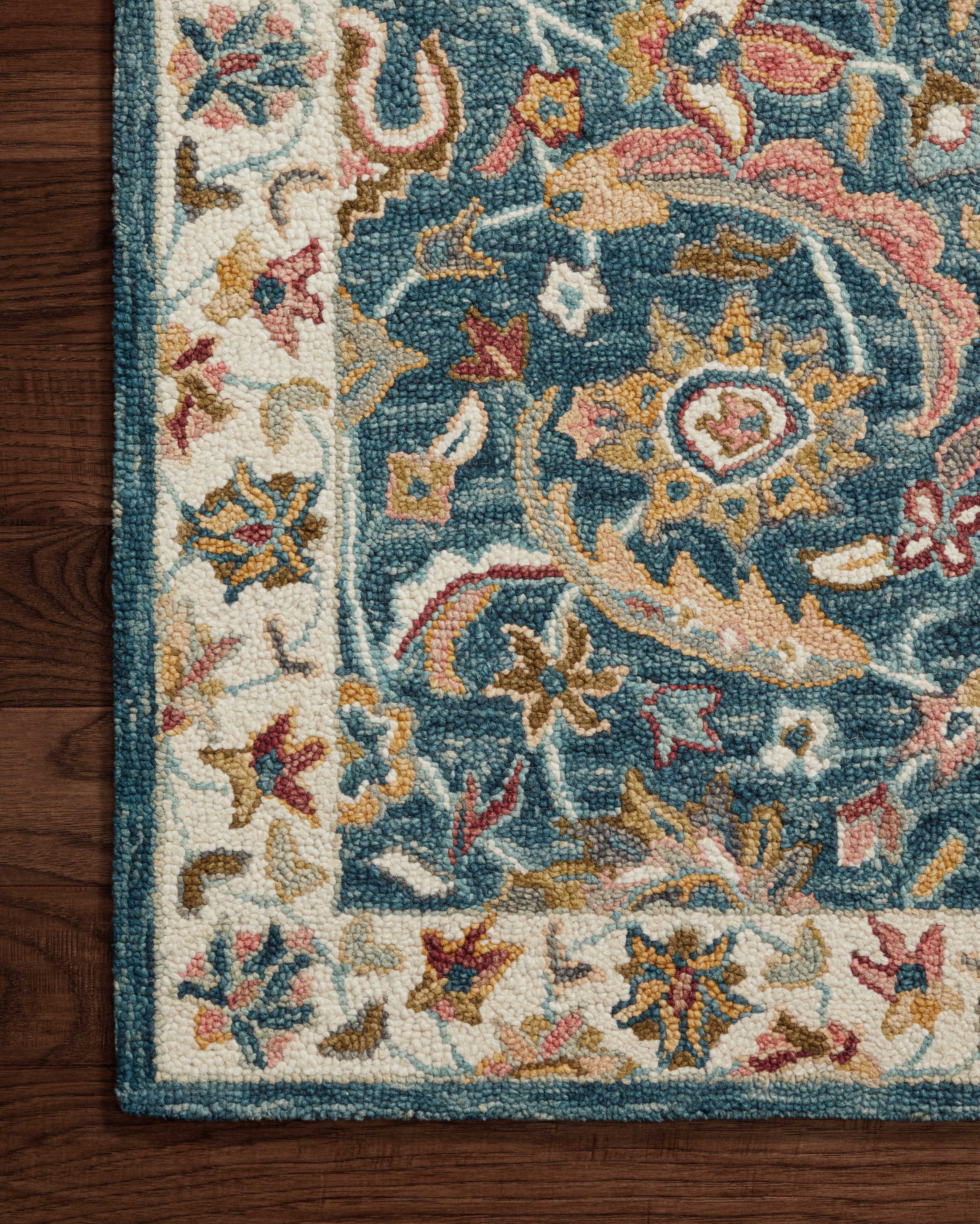 Loloi Victoria Ocean / Multi Rug RUGS - wool Loloi