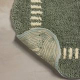 Chris Loves Julia x Loloi Valerie Lagoon / Ivory Bath Mat - Rug & Weave