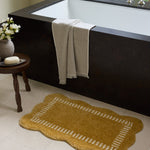 Chris Loves Julia x Loloi Valerie Wheat / Ivory Bath Mat - Rug & Weave