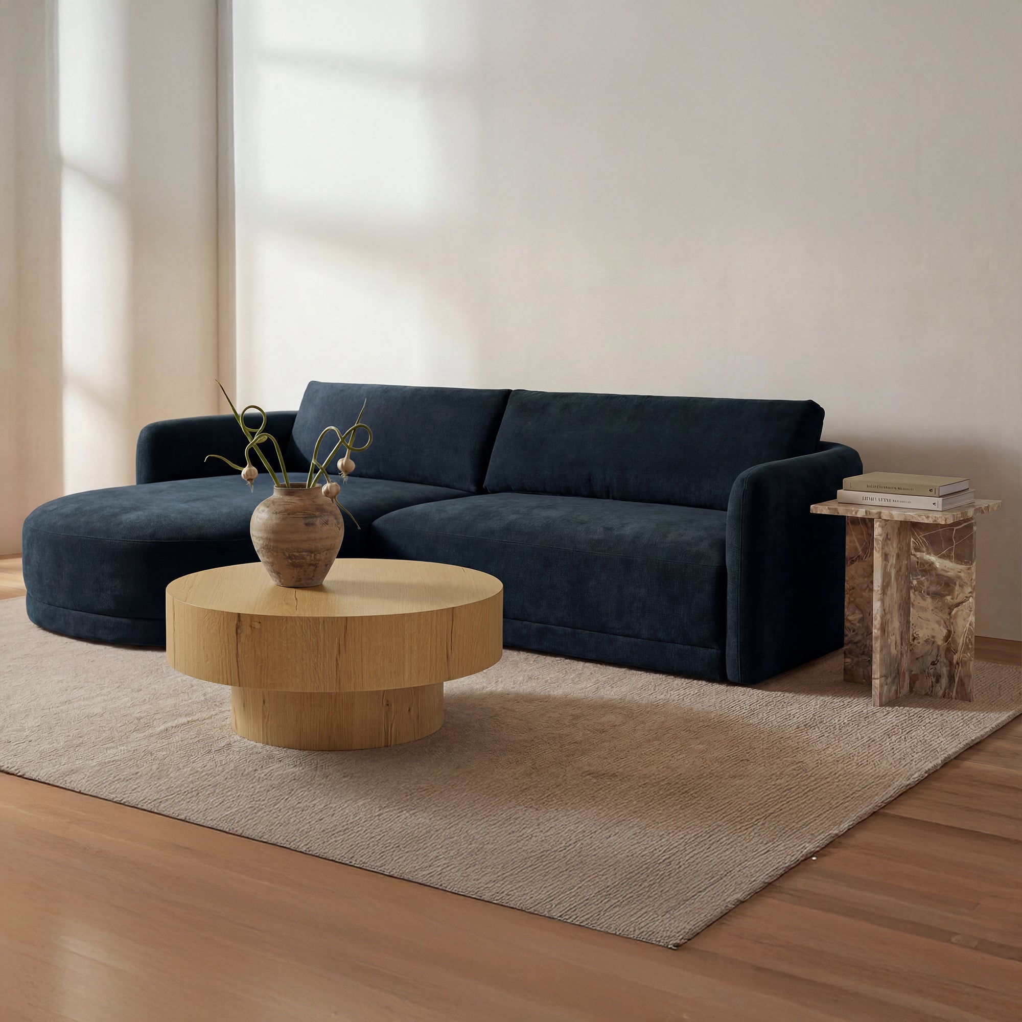 Elaine 2-Piece Sectional FURNITURE - sectional Moe's Furniture