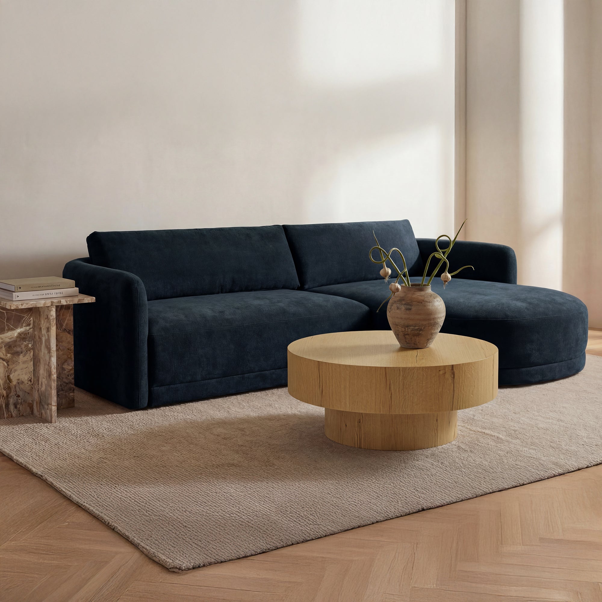 Elaine 2-Piece Sectional FURNITURE - sectional Moe's Furniture