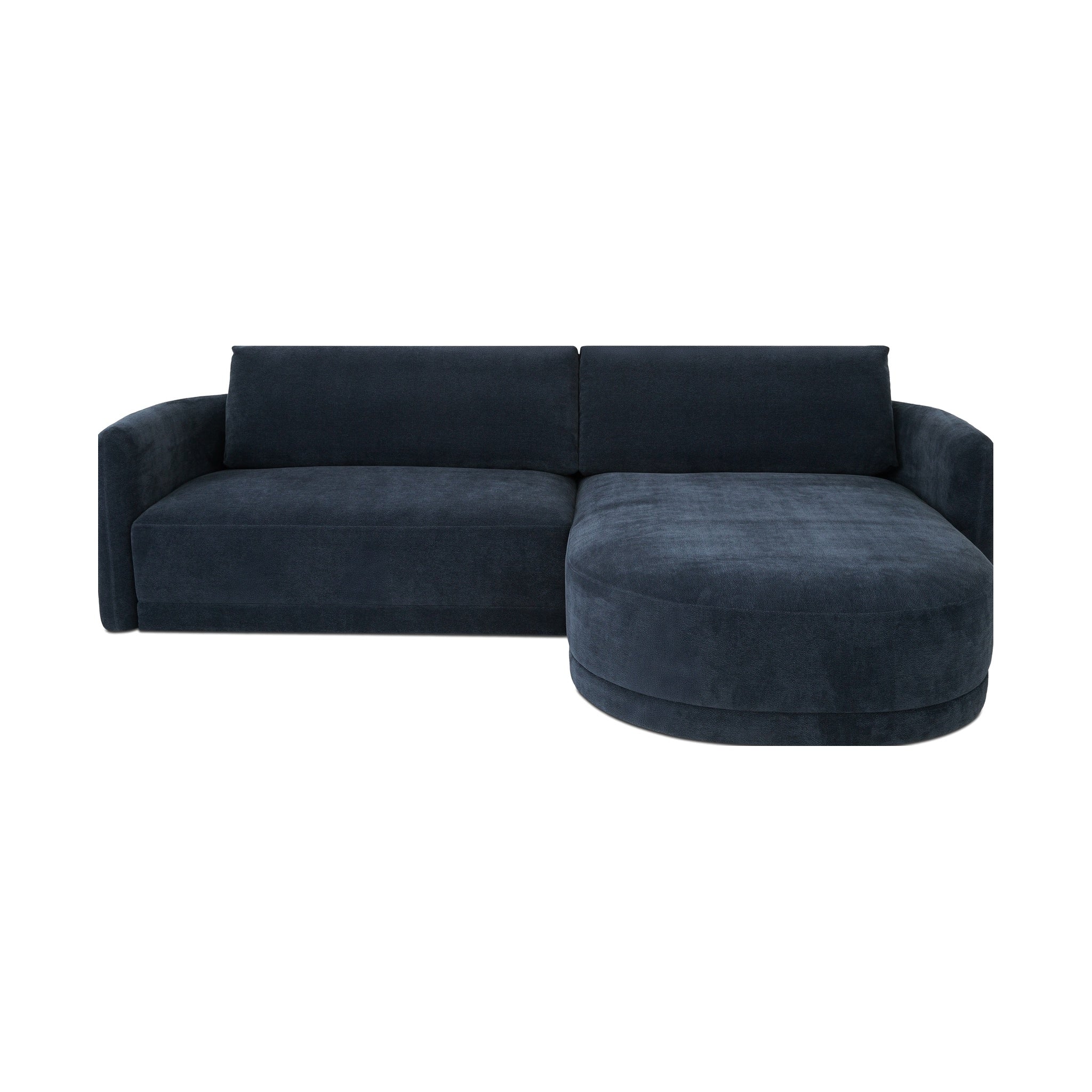 Elaine 2-Piece Sectional FURNITURE - sectional Moe's Furniture Blue Right