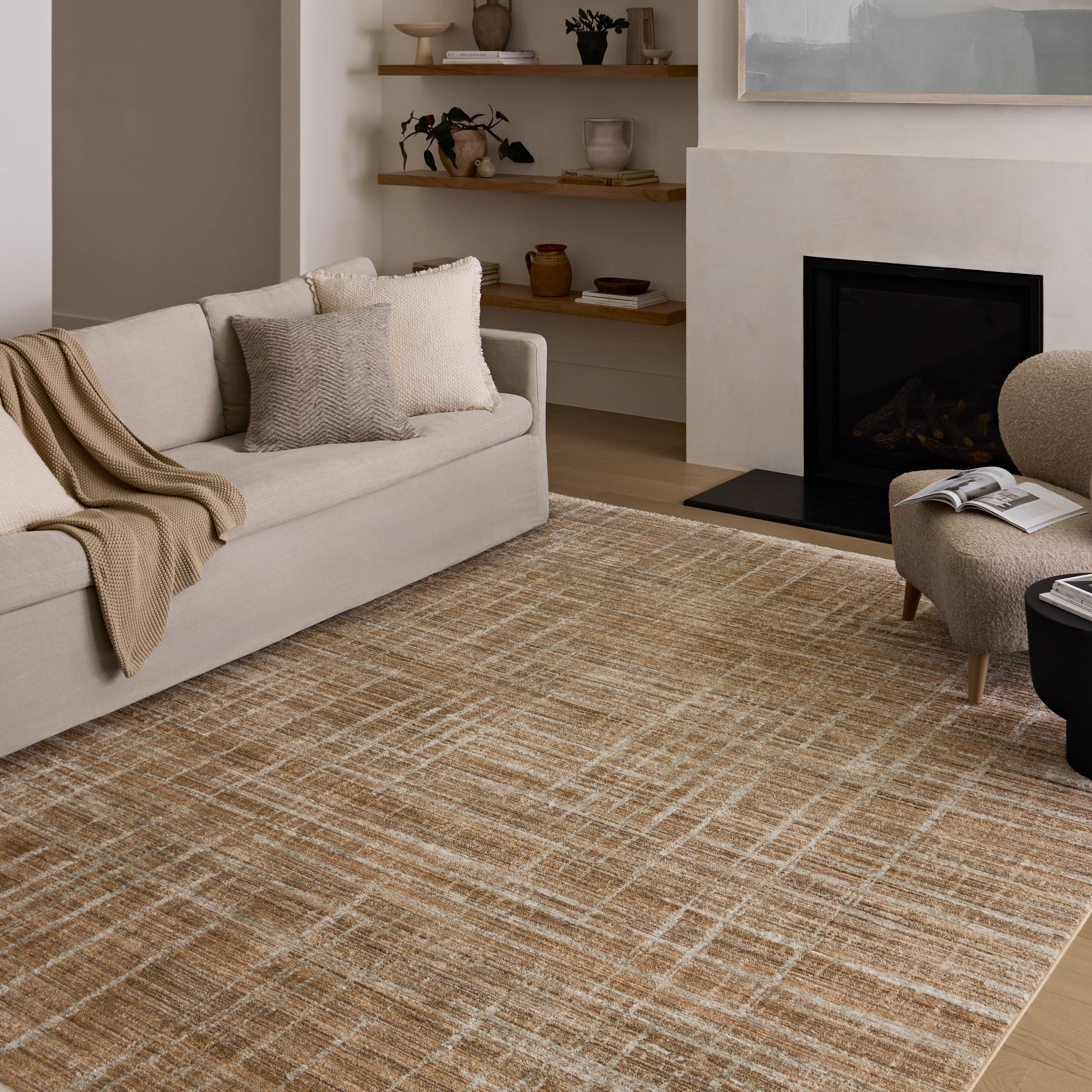 Loloi Wade Clay / Silver Rug RUGS - synthetic Loloi