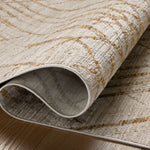 Loloi Wade Beige / Gold Square Rug RUGS - synthetic Loloi