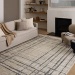 Loloi Wade Beige / Midnight Rug RUGS - synthetic Loloi