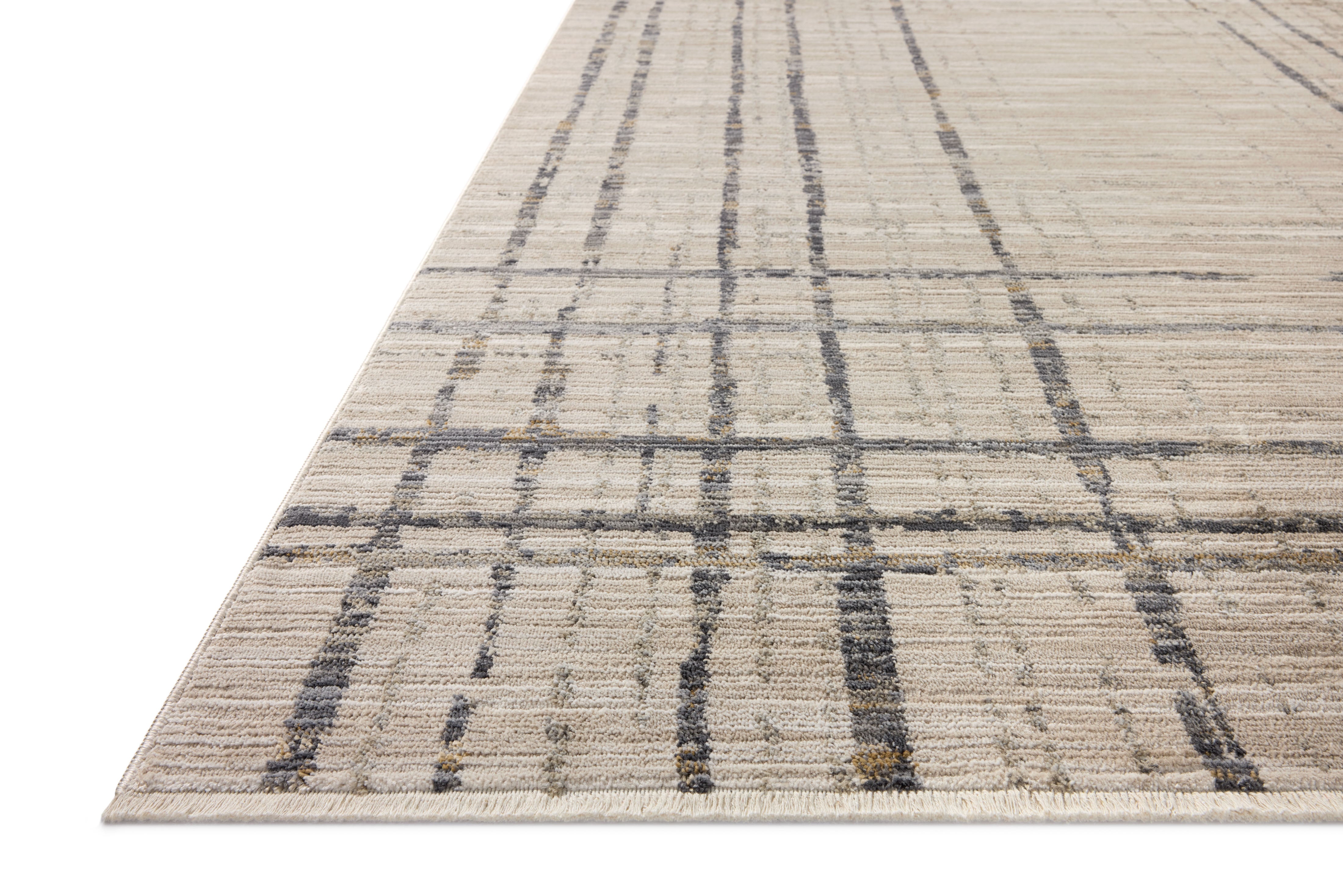 Loloi Wade Beige / Midnight Rug RUGS - synthetic Loloi
