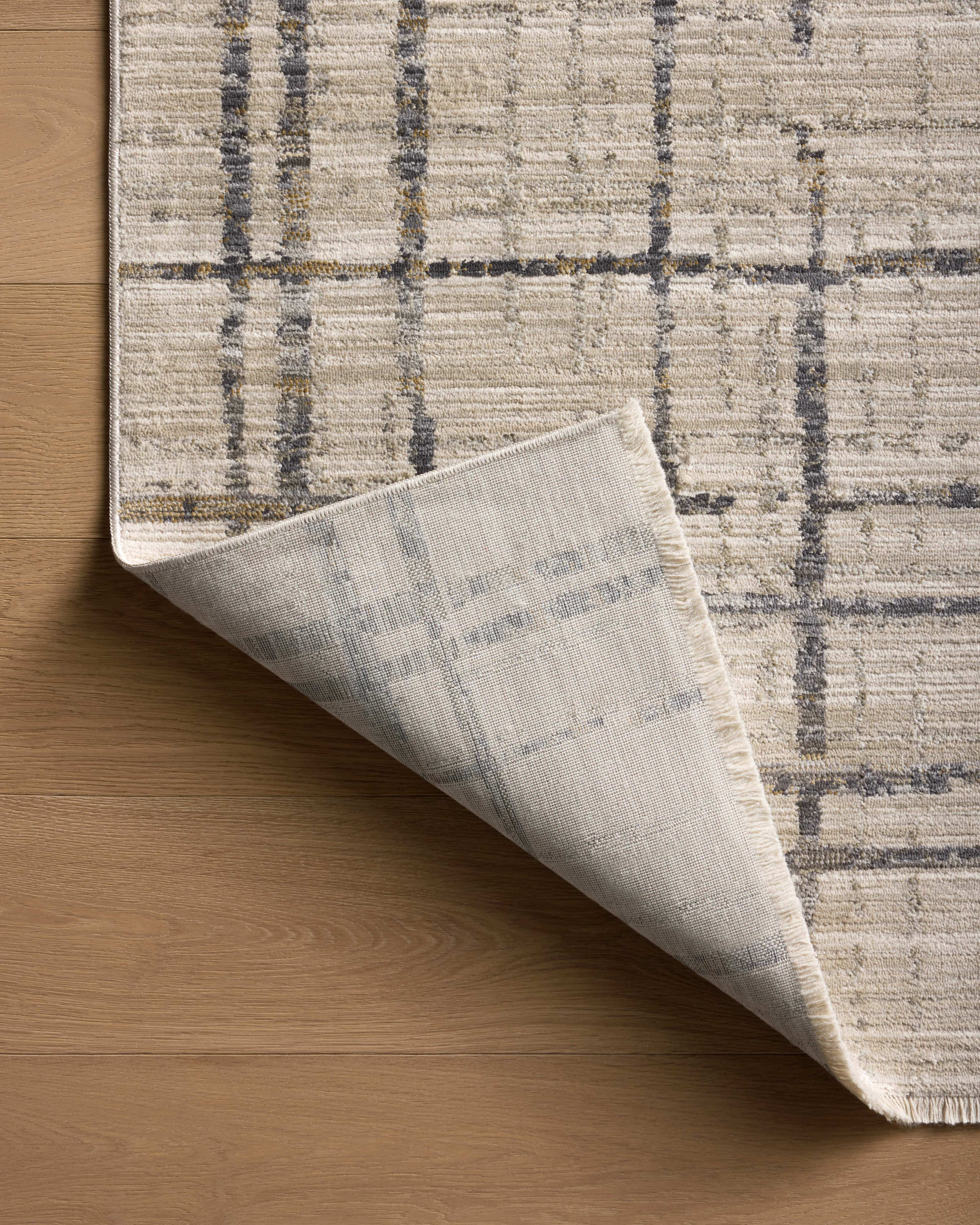 Loloi Wade Beige / Midnight Runner Rug RUGS - synthetic Loloi