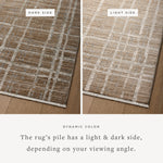 Loloi Wade Brown / Stone Square Rug RUGS - synthetic Loloi