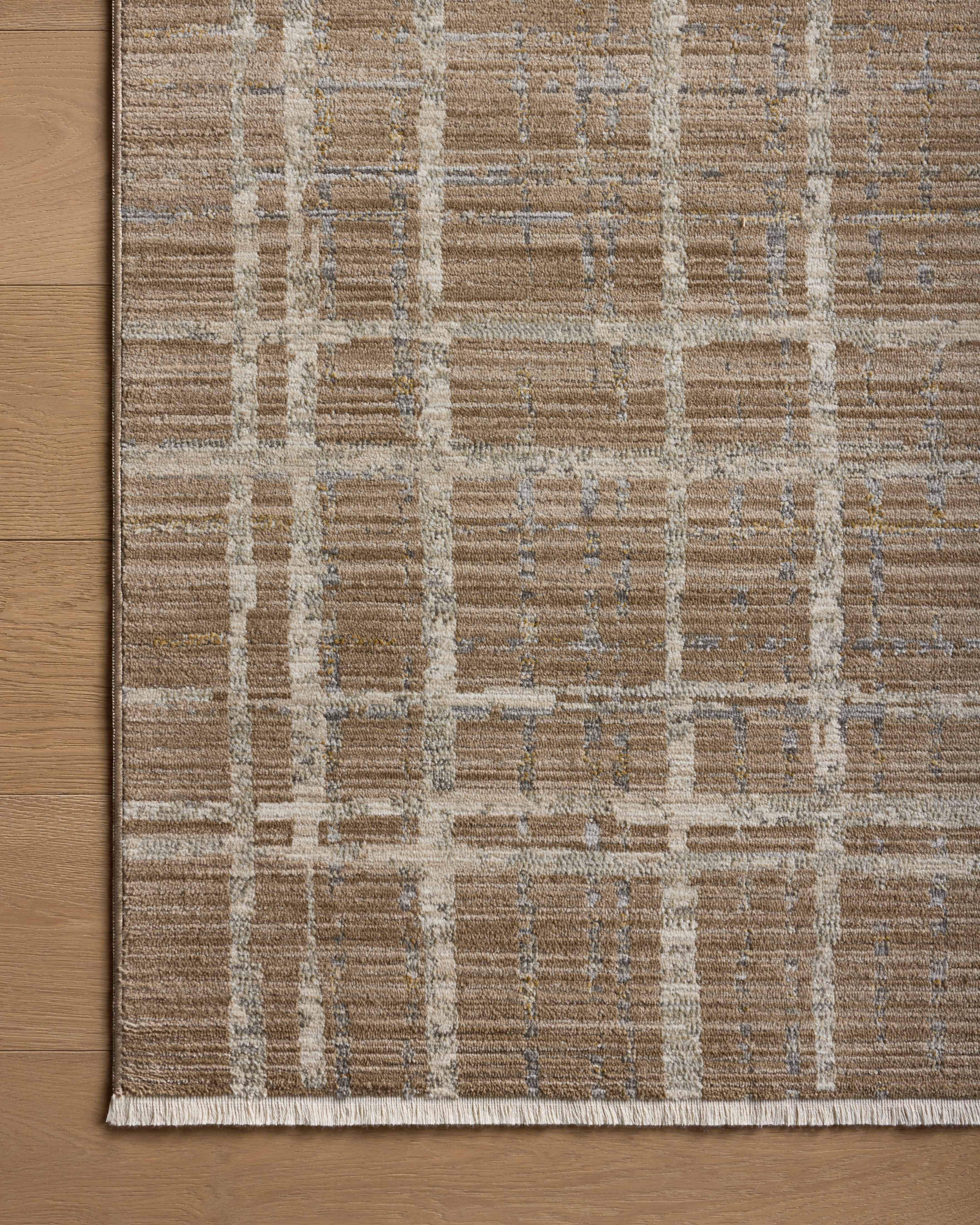 Loloi Wade Brown / Stone Runner Rug RUGS - synthetic Loloi