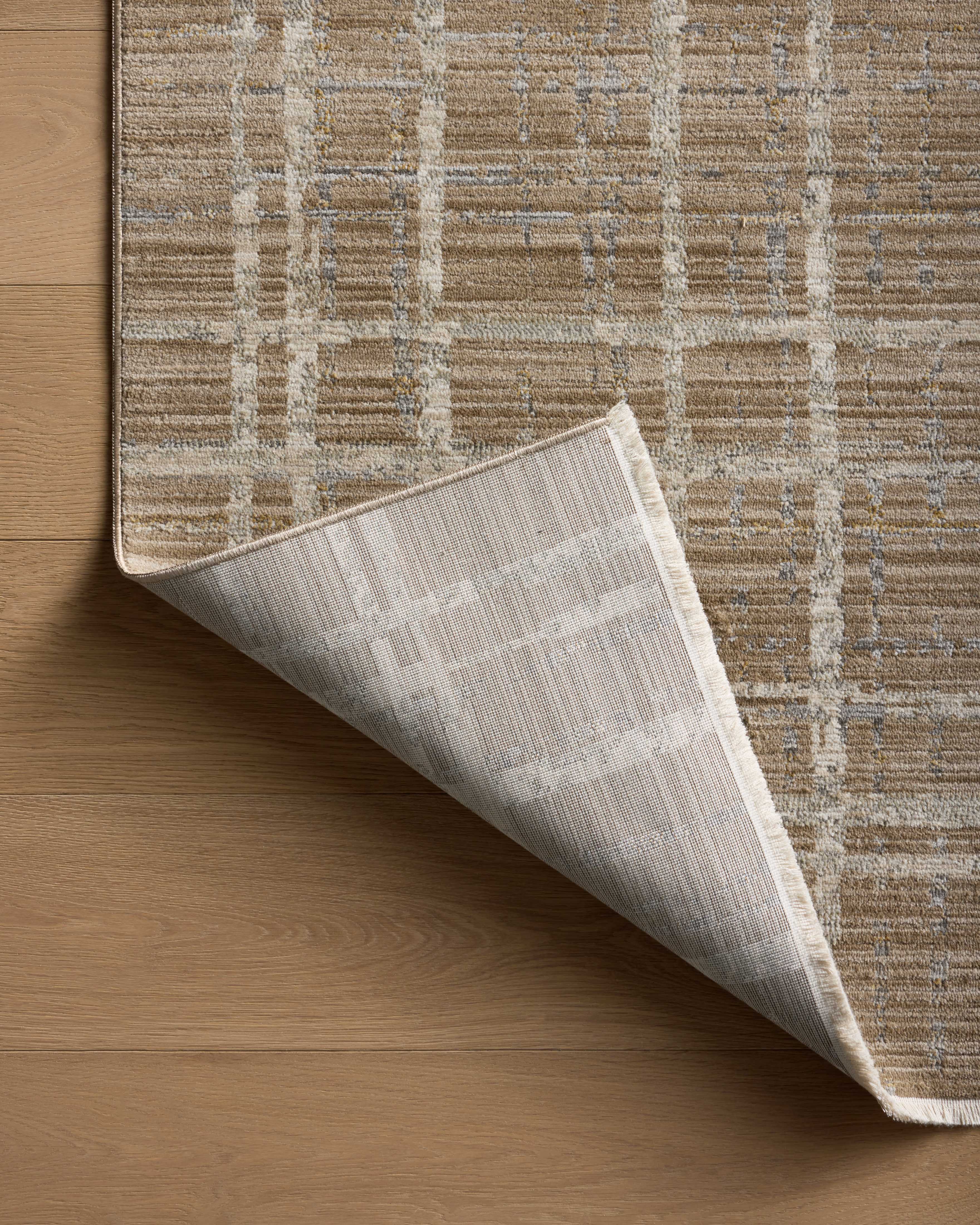 Loloi Wade Brown / Stone Square Rug RUGS - synthetic Loloi