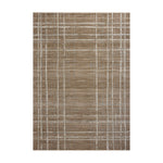 Loloi Wade Brown / Stone Rug RUGS - synthetic Loloi 18" x 18"
