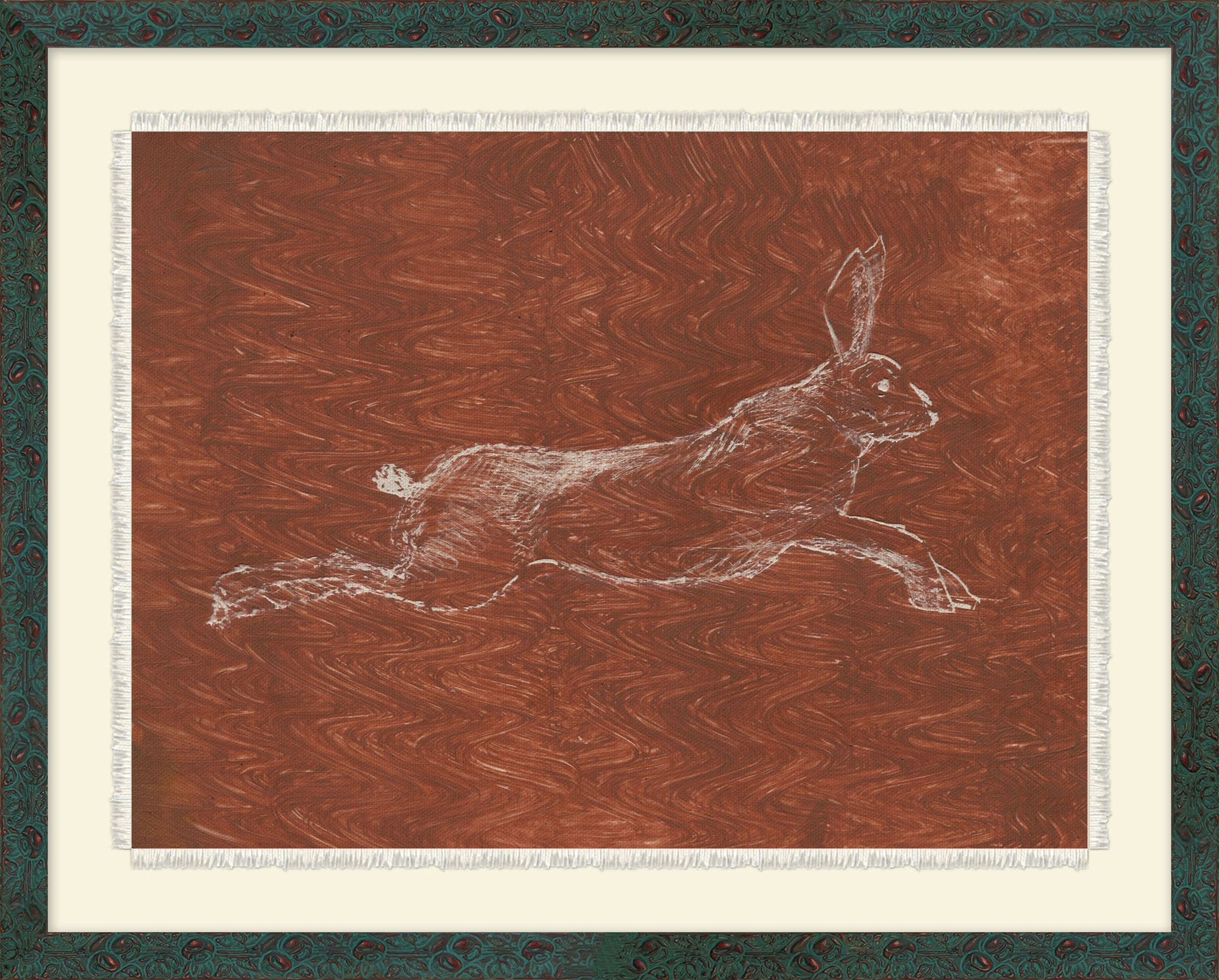 "Oh Hare" Framed Art Print ARTWORK - framed art Wendover Art Group