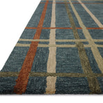 Magnolia Home by Joanna Gaines x Loloi Waylon Denim / Multi Rug RUGS - wool Loloi 18" x 18" sample