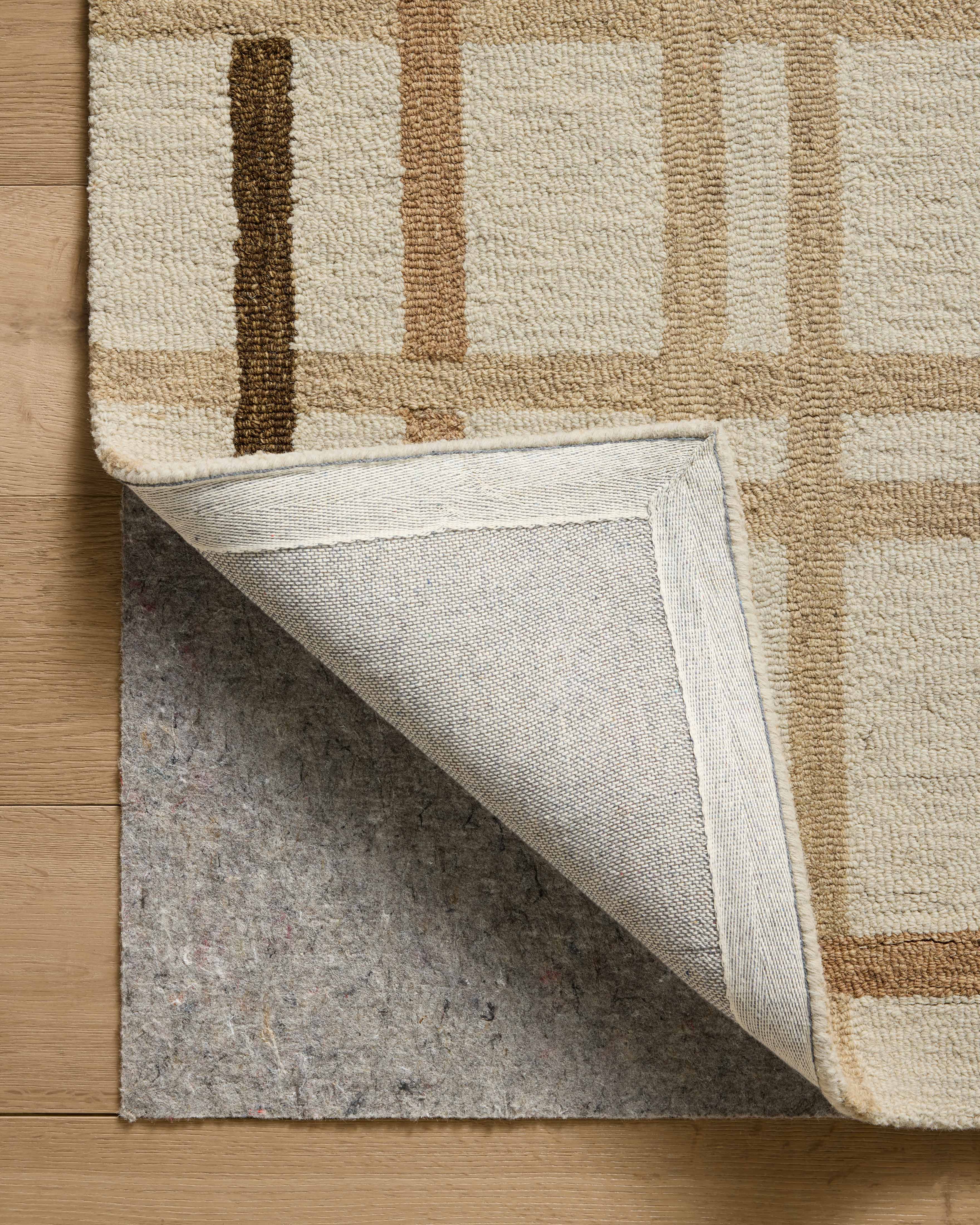 Magnolia Home by Joanna Gaines x Loloi Waylon Natural / Bark Rug RUGS - wool Loloi 18" x 18" sample
