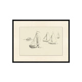 Boats at Cassis 1 ARTWORK - framed art Wendover Art Group